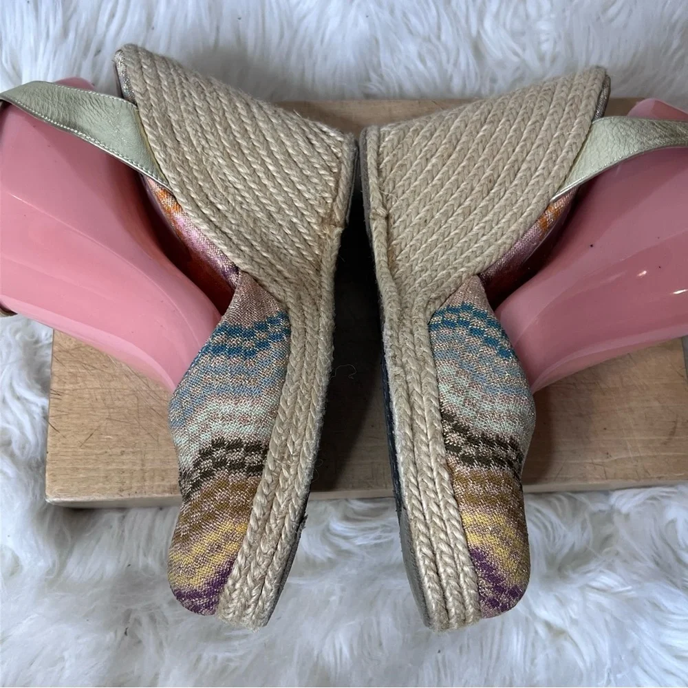 Missoni Multicolor Wedge Heels